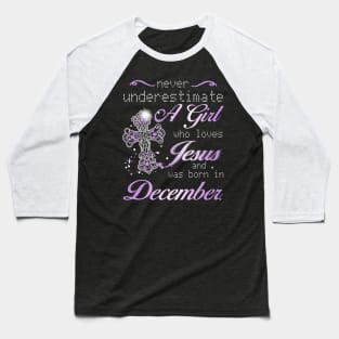 December Girl Baseball T-Shirt